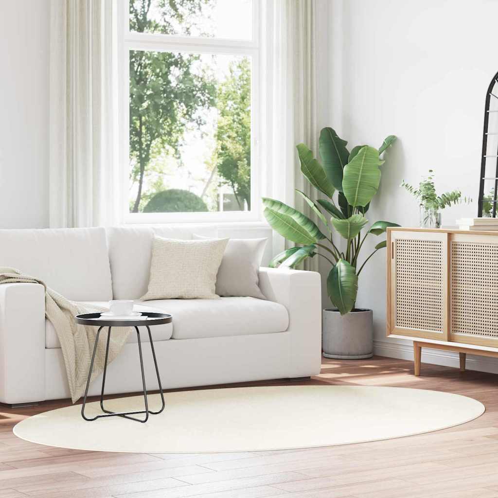 Teppich HUARTE Creme 160 x 230 cm 100 % Polyester
