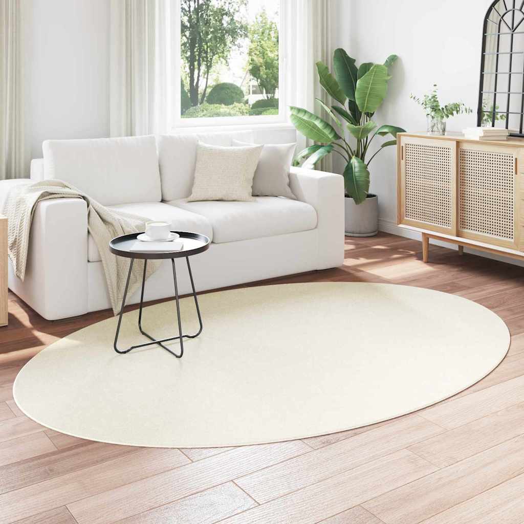 Teppich HUARTE Creme 160 x 230 cm 100 % Polyester