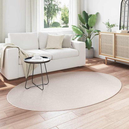 Teppich HUARTE Sand 140 x 200 cm 100 % Polyester