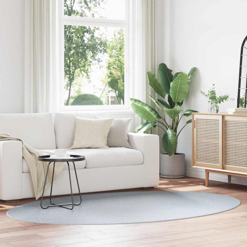 Teppich HUARTE Grau 160 x 230 cm Polyester