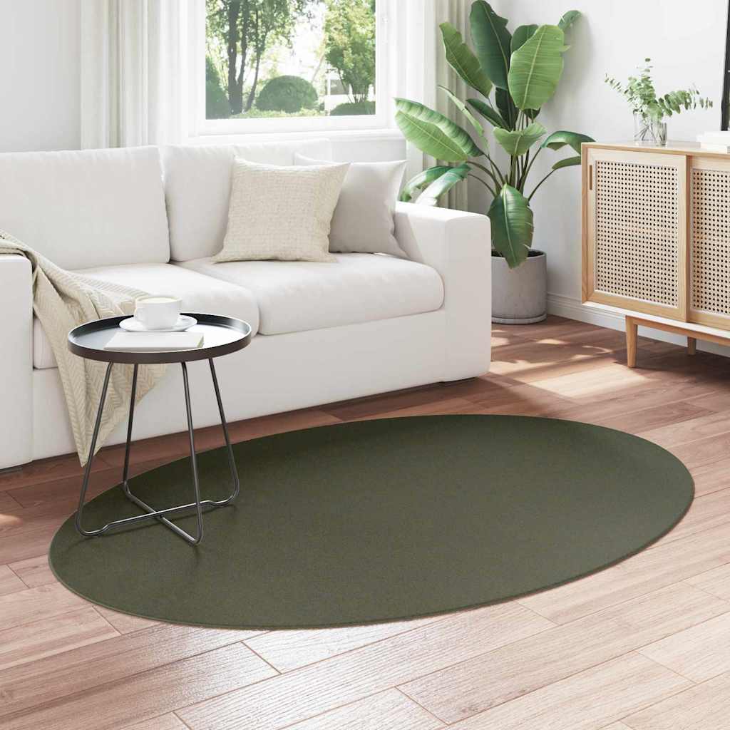 Teppich HUARTE Waldgrün 120 x 170 cm 100 % Polyester