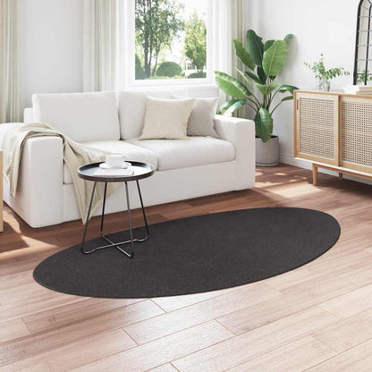 Teppich HUARTE Anthrazit 100 x 200 cm Polyester