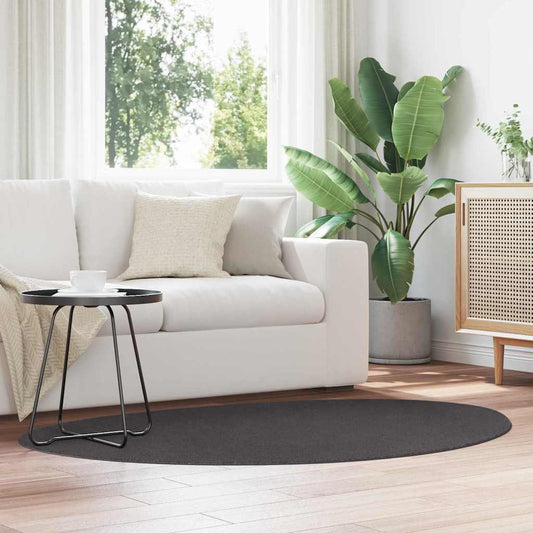 Teppich HUARTE Anthrazit 120 x 170 cm Polyester