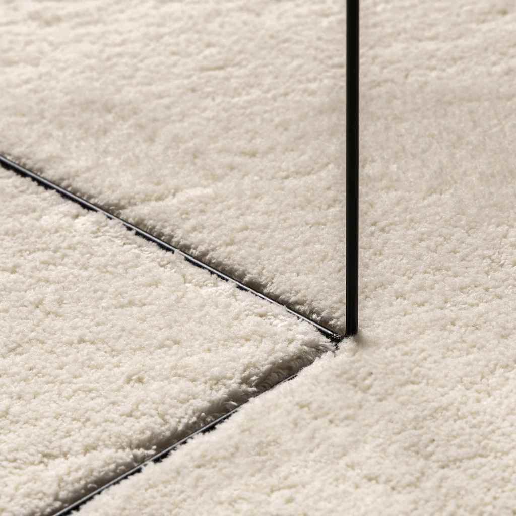 Bereichsteppiche HUARTE Beige 140 x 200 cm Polyester