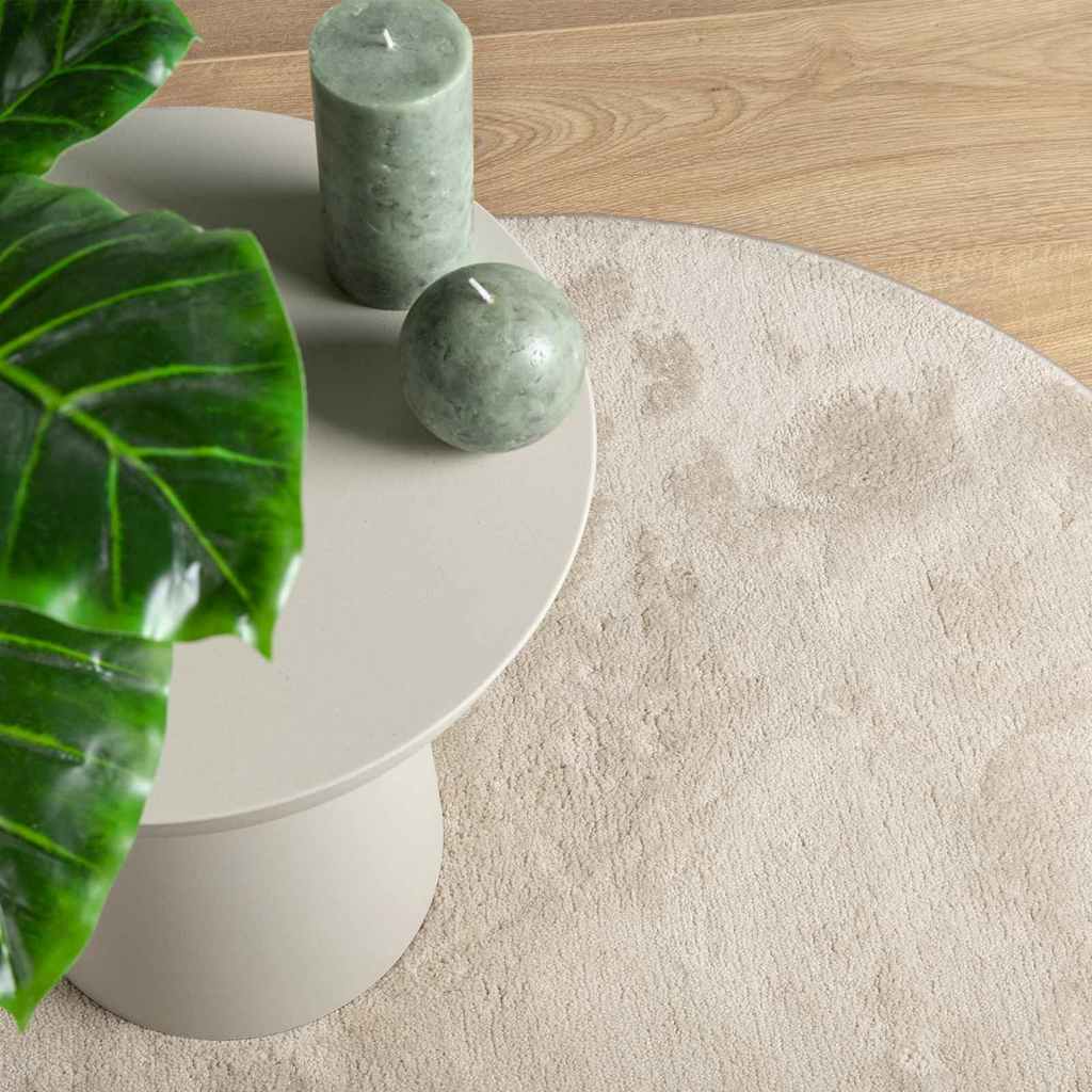 Bereichsteppiche HUARTE Beige 140 x 200 cm Polyester