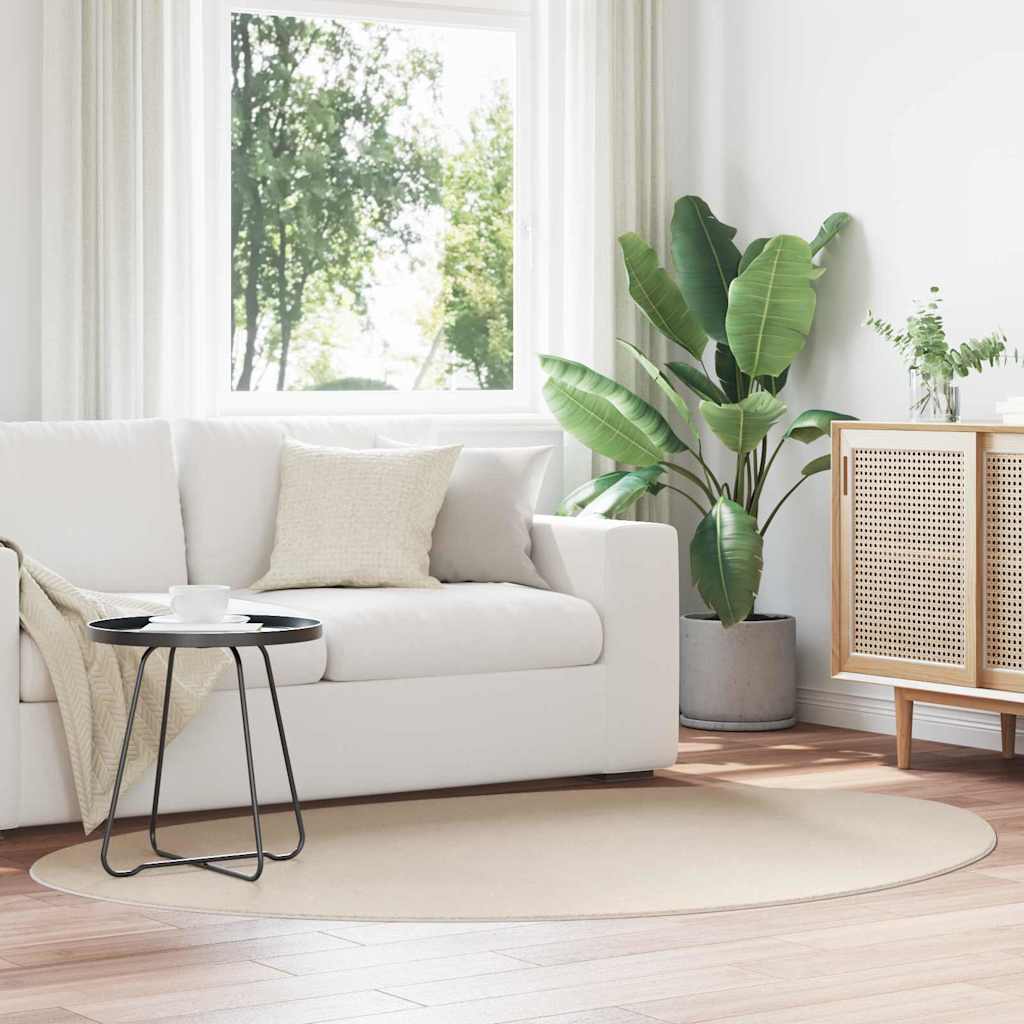 Bereichsteppiche HUARTE Beige 140 x 200 cm Polyester