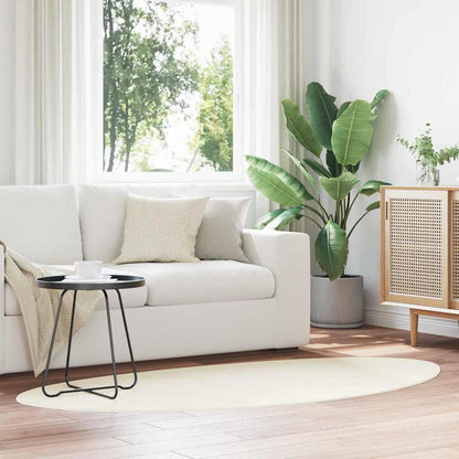 Teppich HUARTE Creme 80 x 150 cm Polyester