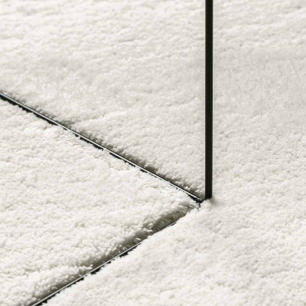 Bereichsteppiche HUARTE Creme 120 x 170 cm Polyester