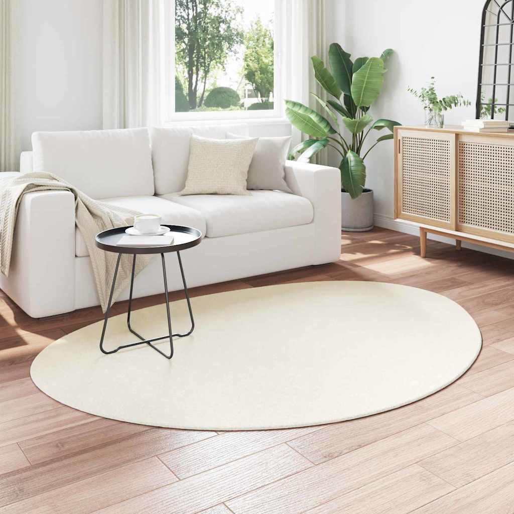 Bereichsteppiche HUARTE Creme 120 x 170 cm Polyester