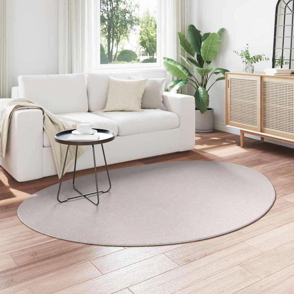 Teppich HUARTE Sand 140 x 200 cm Polyester