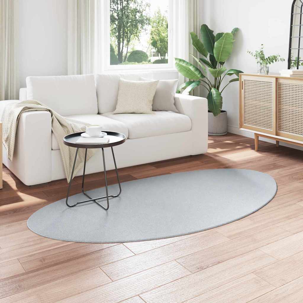 Teppich HUARTE Grau 100 x 200 cm Polyester