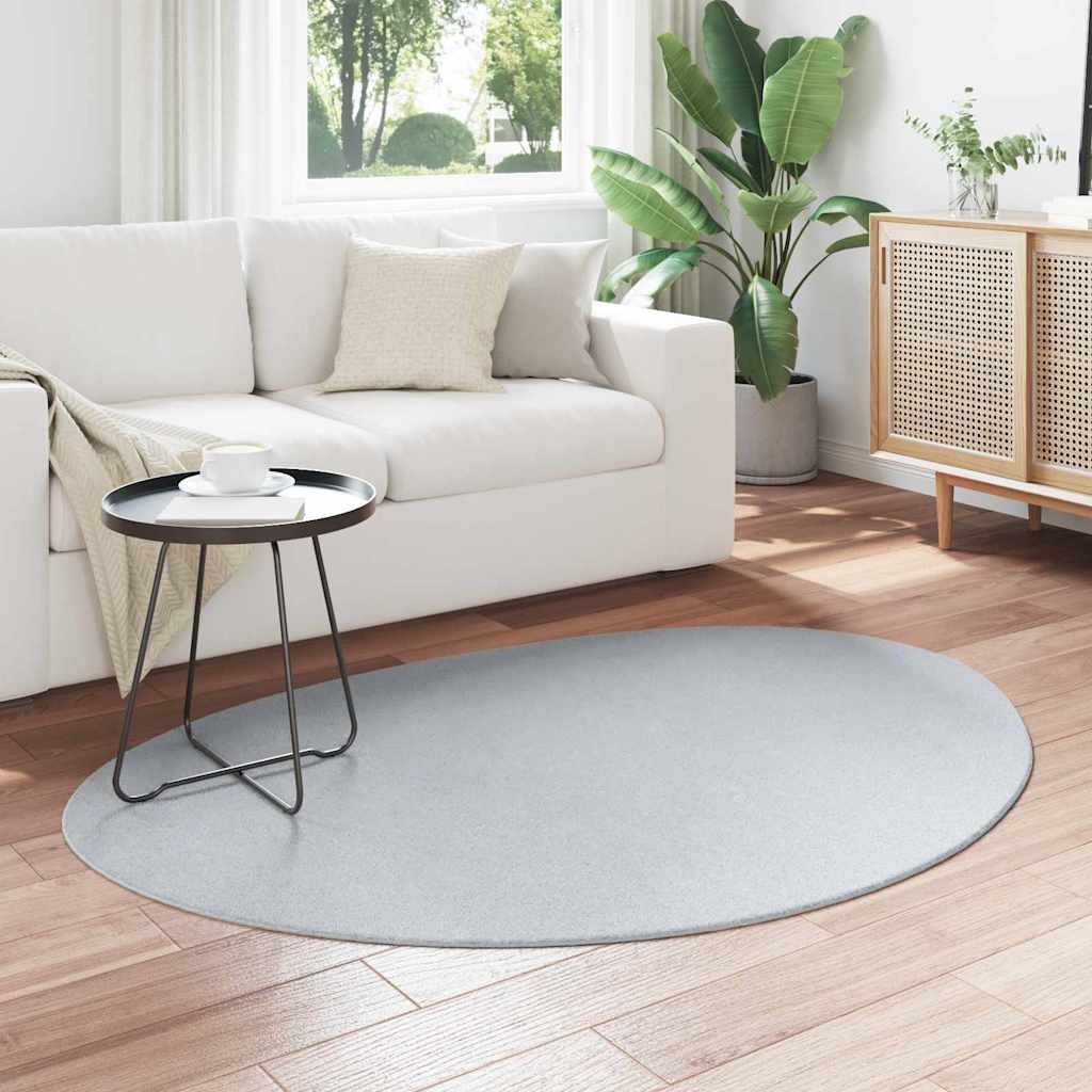 Teppich HUARTE Grau 120 x 170 cm Polyester