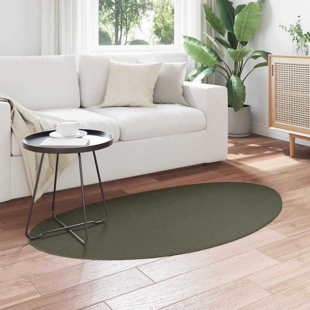 Teppich HUARTE Waldgrün 80 x 150 cm Polyester