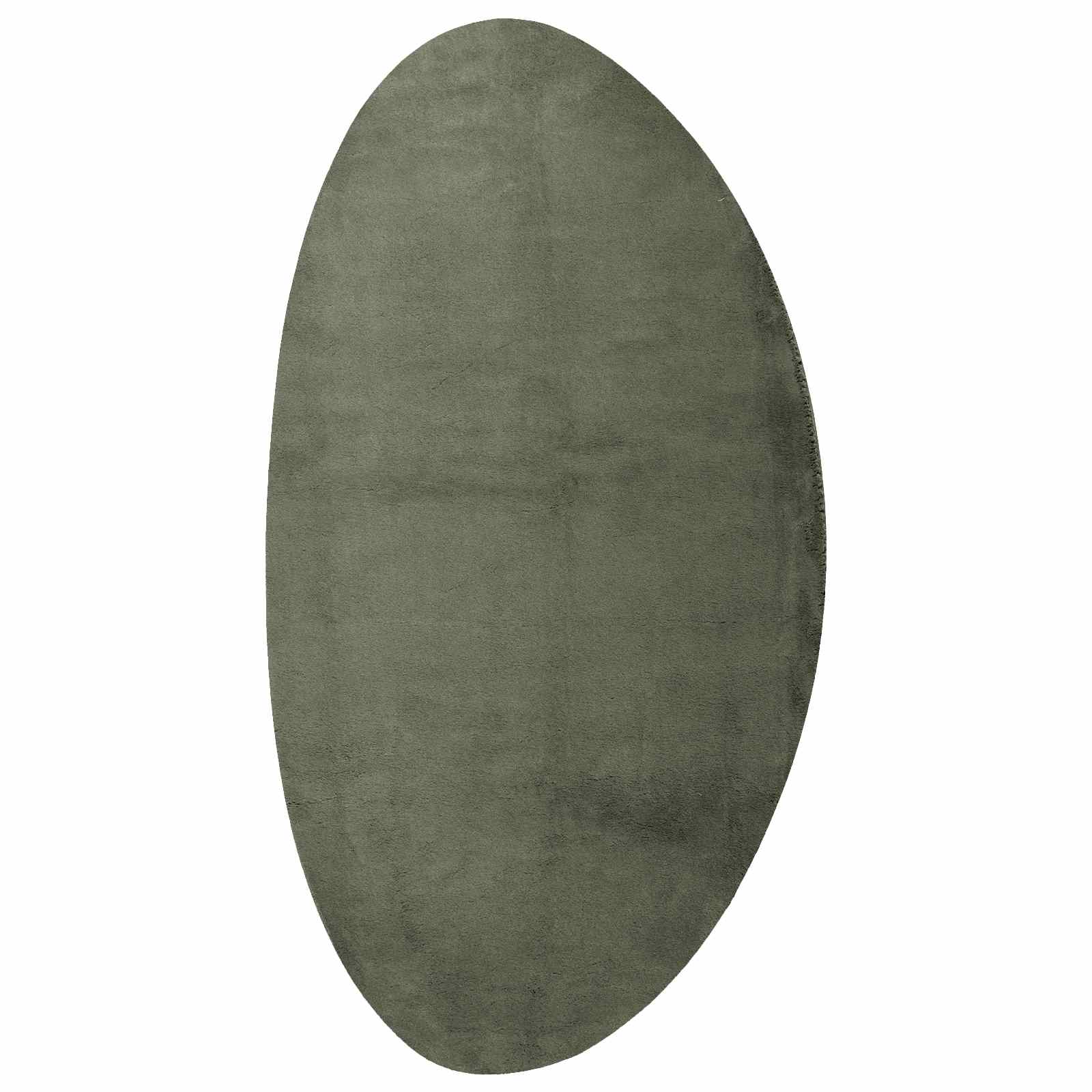 Teppich HUARTE Waldgrün 80 x 150 cm Polyester
