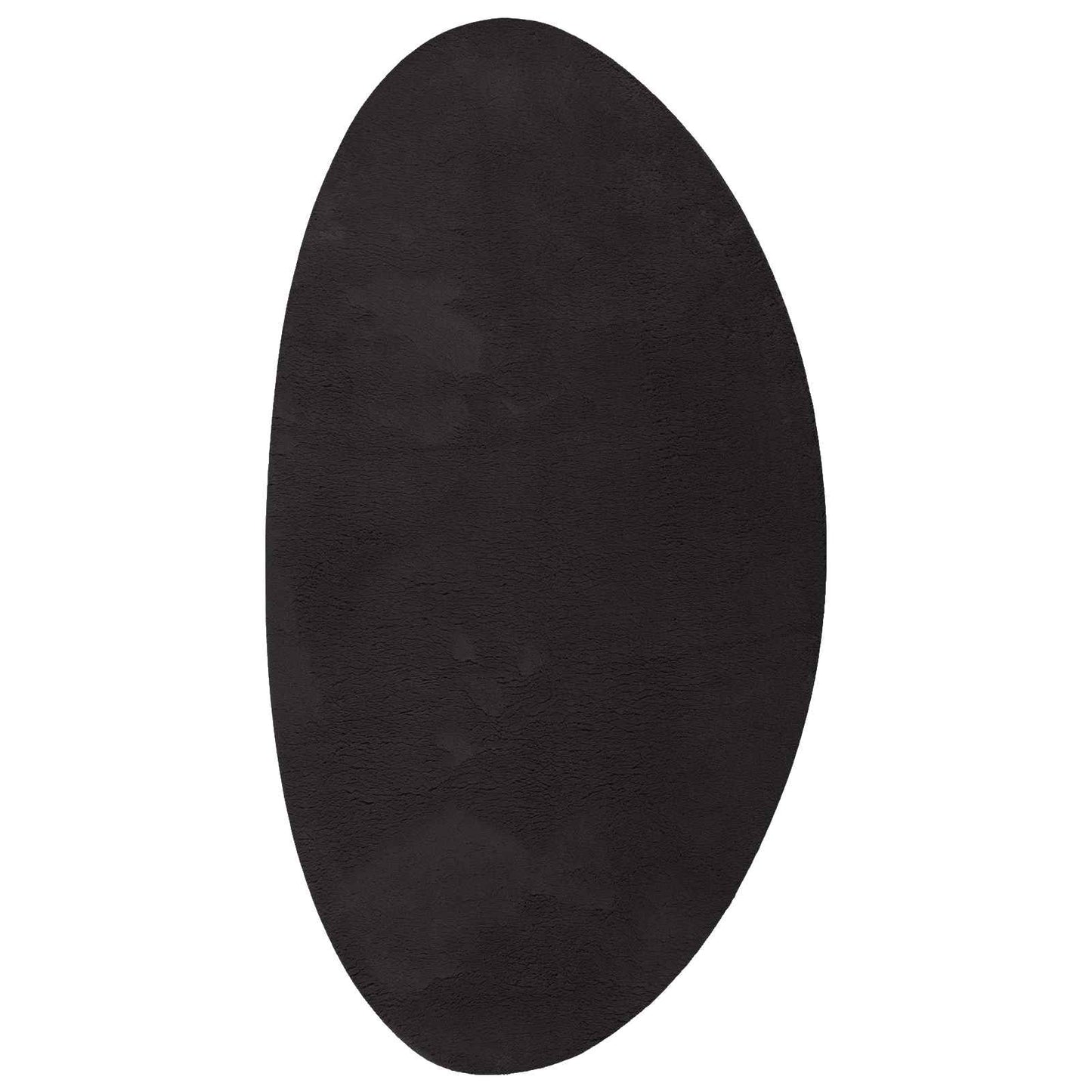 Teppich HUARTE Schwarz 80 x 150 cm Polyester