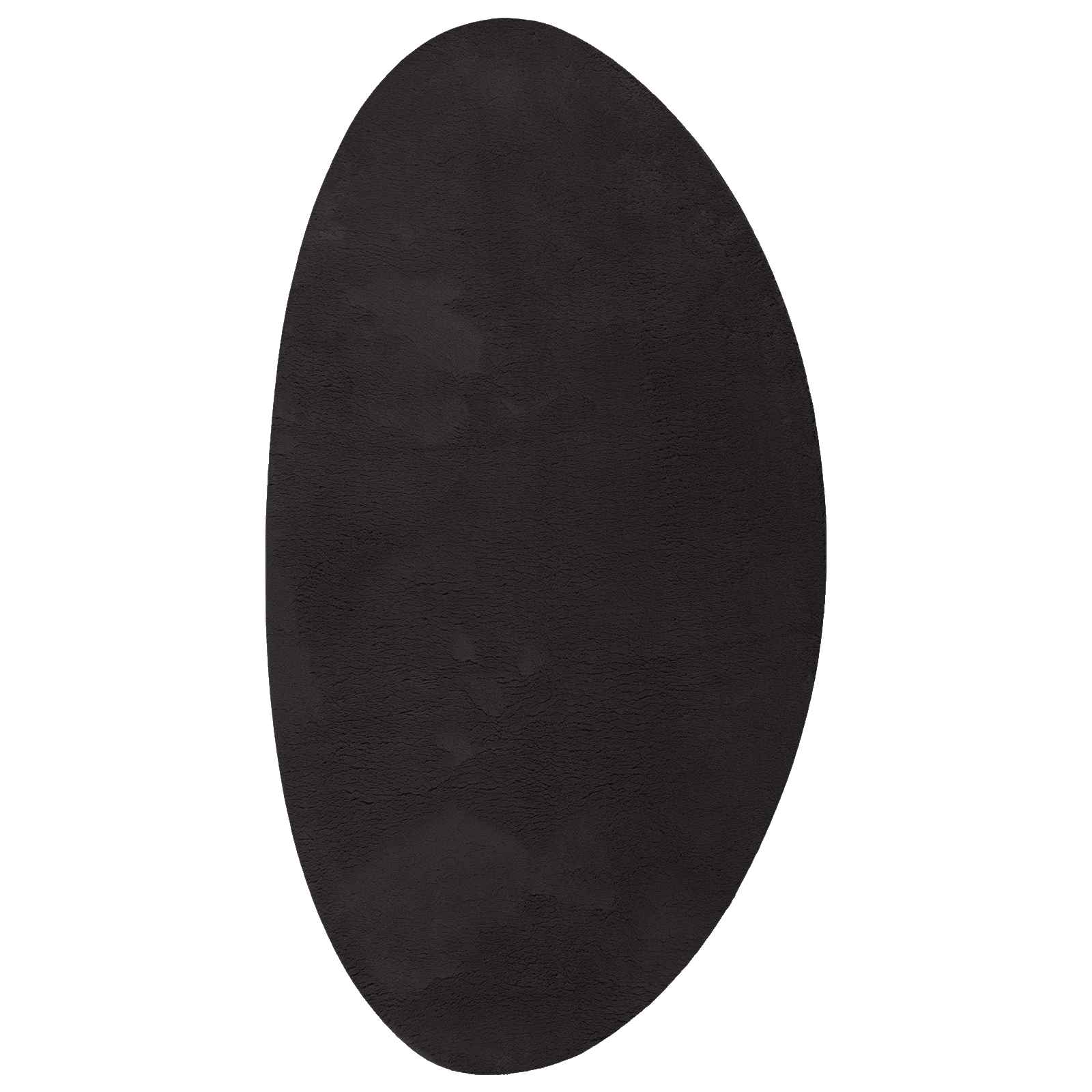 Teppich HUARTE Schwarz 80 x 150 cm Polyester