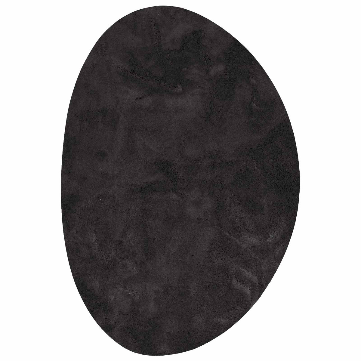 Teppich HUARTE Schwarz 160 x 230 cm Polyester