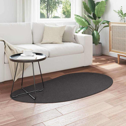 Teppich HUARTE Anthrazit 80 x 150 cm Polyester