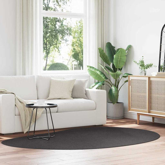 Teppich HUARTE Anthrazit 160 x 230 cm Polyester