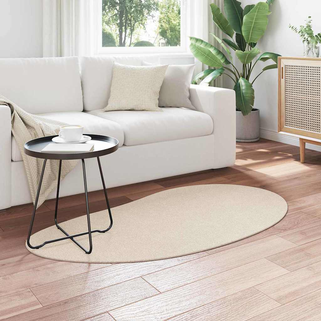Teppich HUARTE Beige 80 x 150 cm Polyester