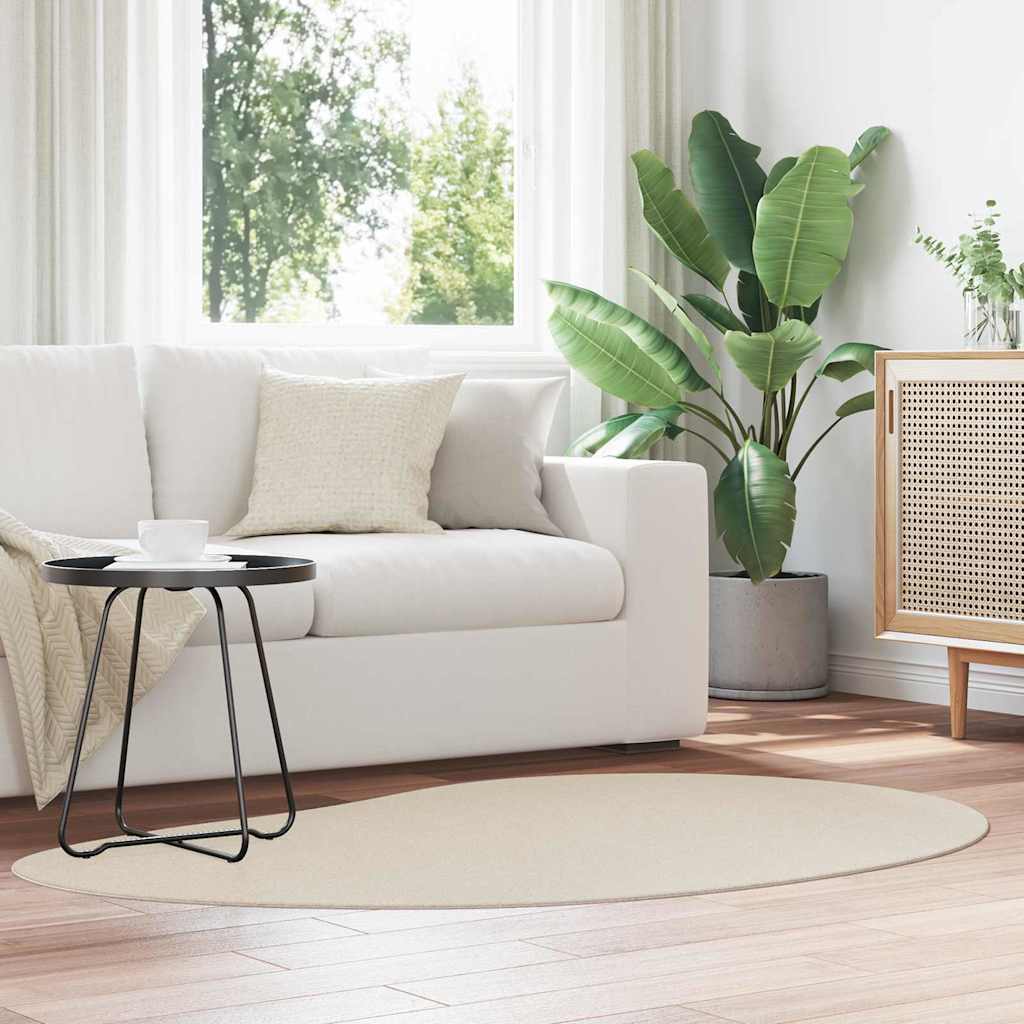Teppich HUARTE Beige 120 x 170 cm Polyester