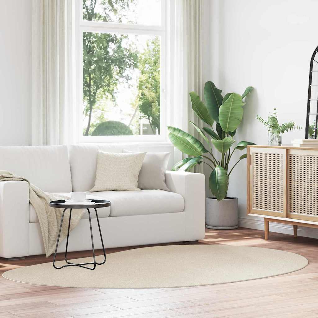 Teppich HUARTE Beige 160 x 230 cm Polyester