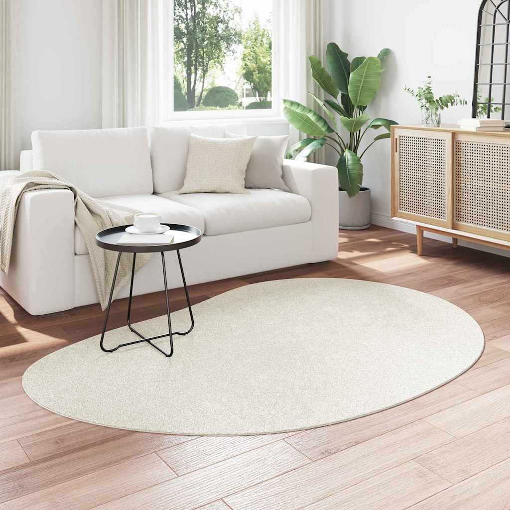 Bereichsteppiche HUARTE Creme 140 x 200 cm Polyester