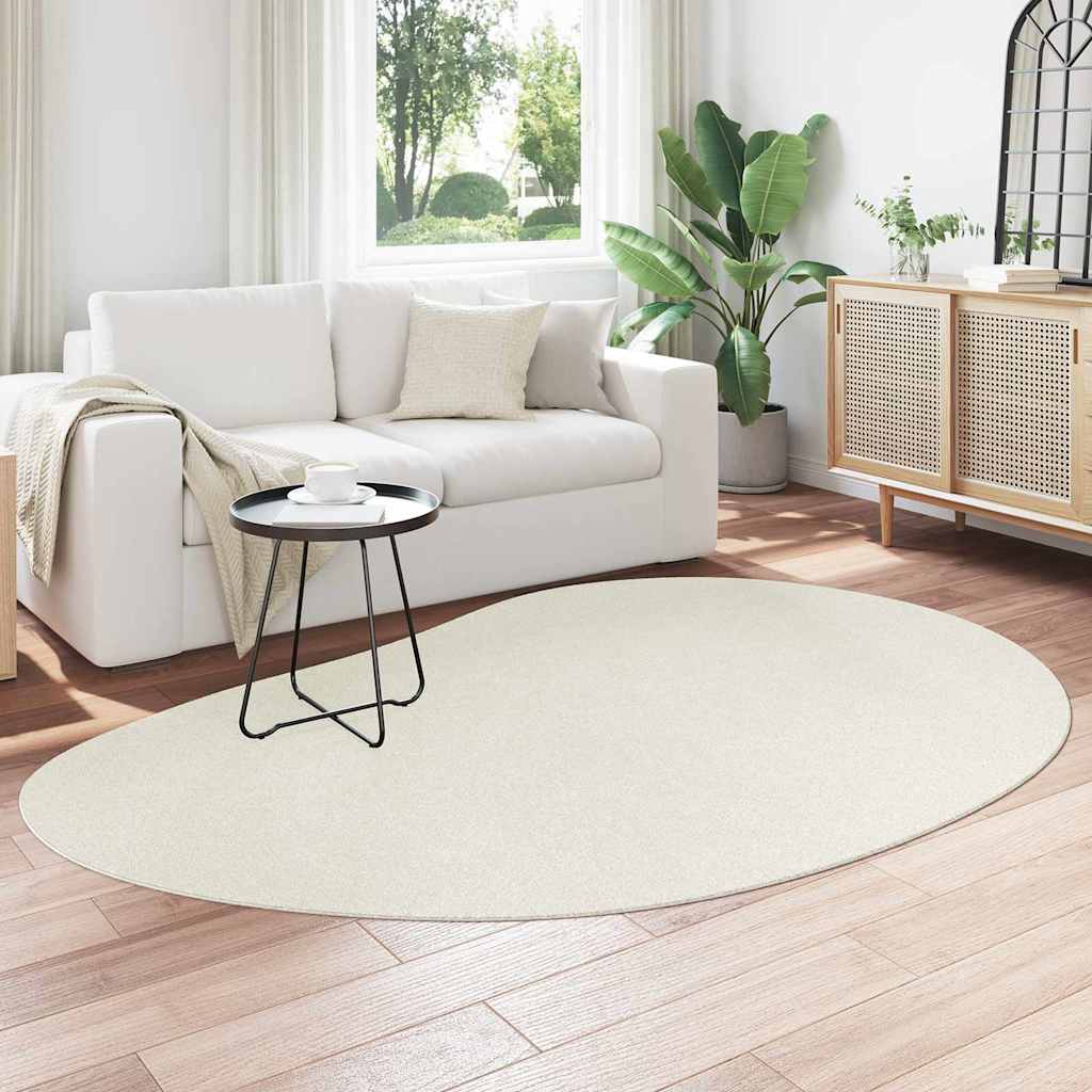 Teppich HUARTE Creme 160 x 230 cm Polyester