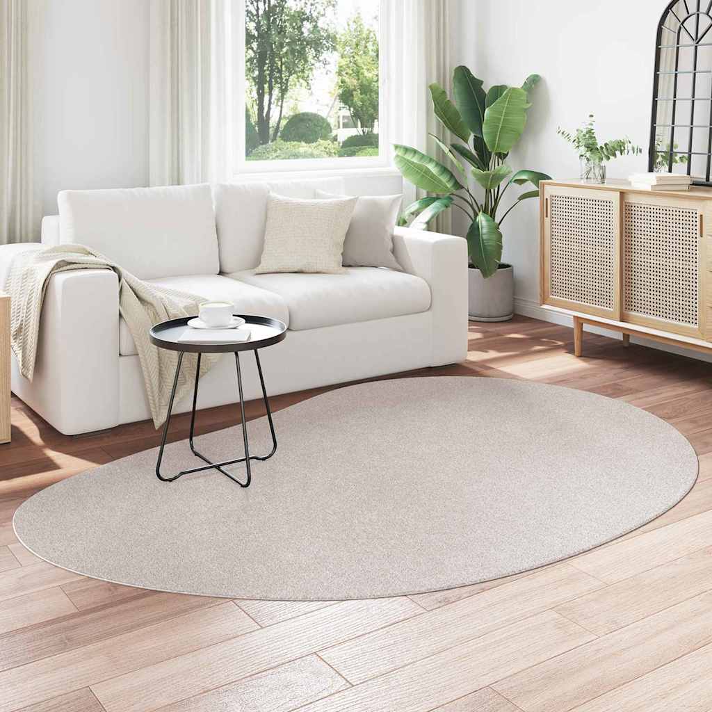 Teppich HUARTE Sand 160 x 230 cm Polyester