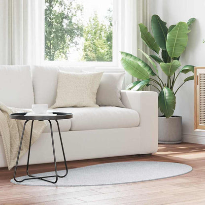Teppich HUARTE Grau 80 x 150 cm Polyester