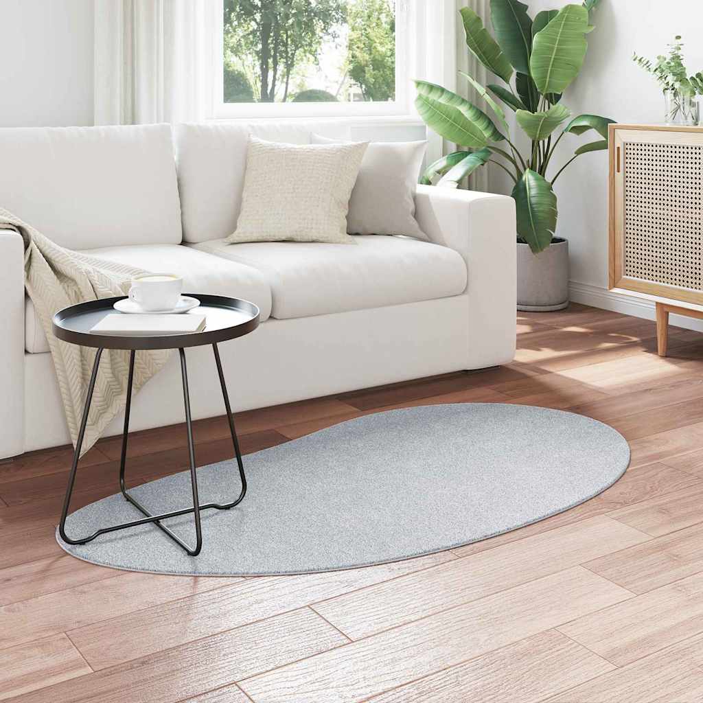 Teppich HUARTE Grau 80 x 150 cm Polyester