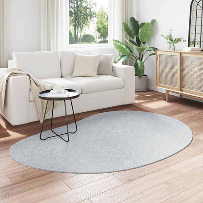 Teppich HUARTE Grau 140 x 200 cm Polyester