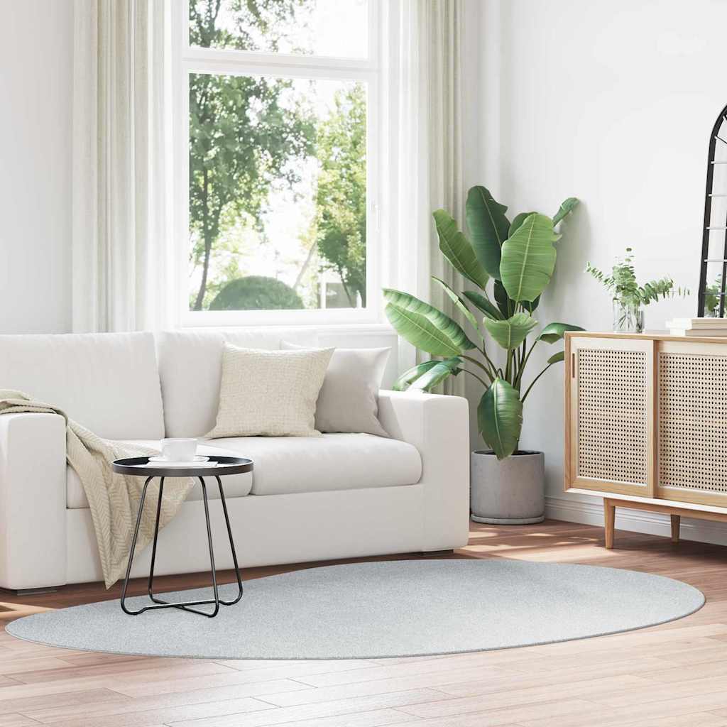 Teppich HUARTE Grau 160 x 230 cm Polyester