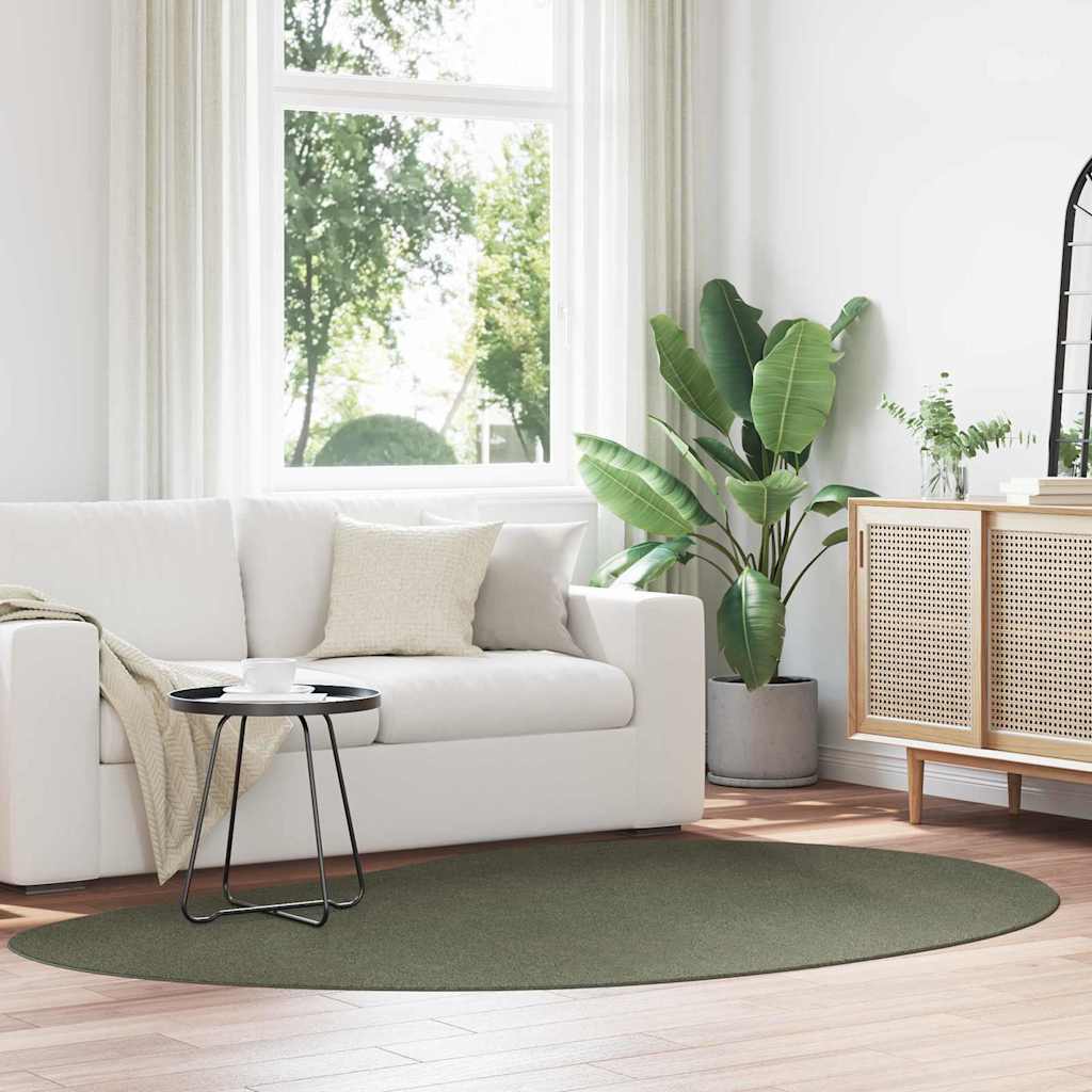 Teppich HUARTE Waldgrün 160 x 230 cm Polyester