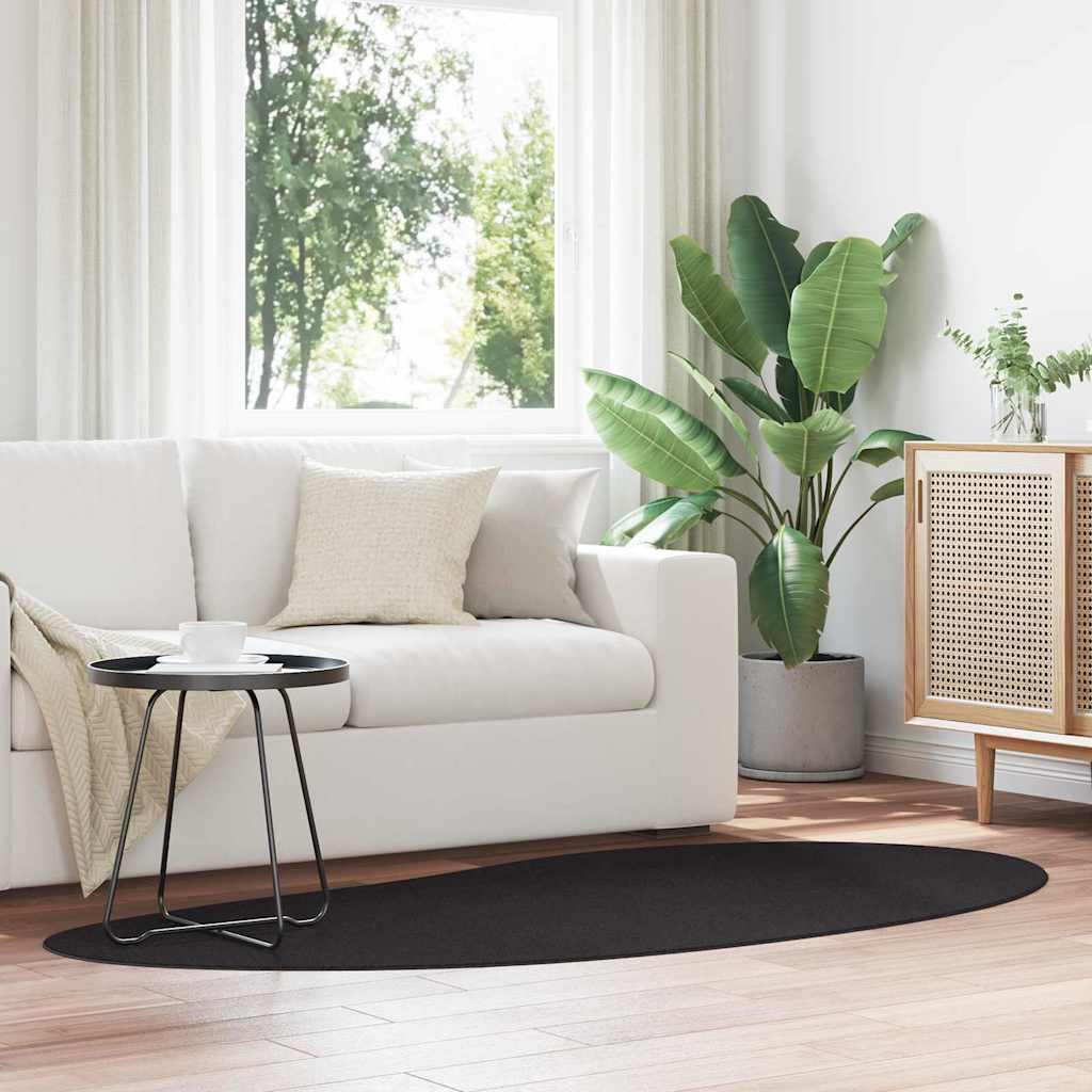 Teppich Schwarz 100 x 200 cm Polyester