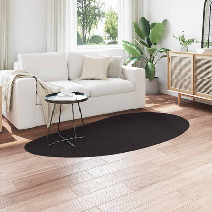 Teppich HUARTE Schwarz 100 x 200 cm Polyester