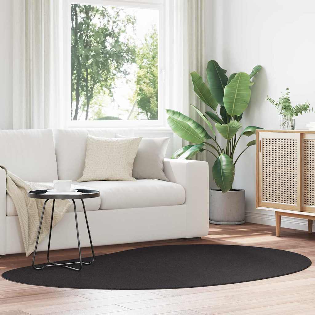 Teppich Schwarz 140 x 200 cm Polyester