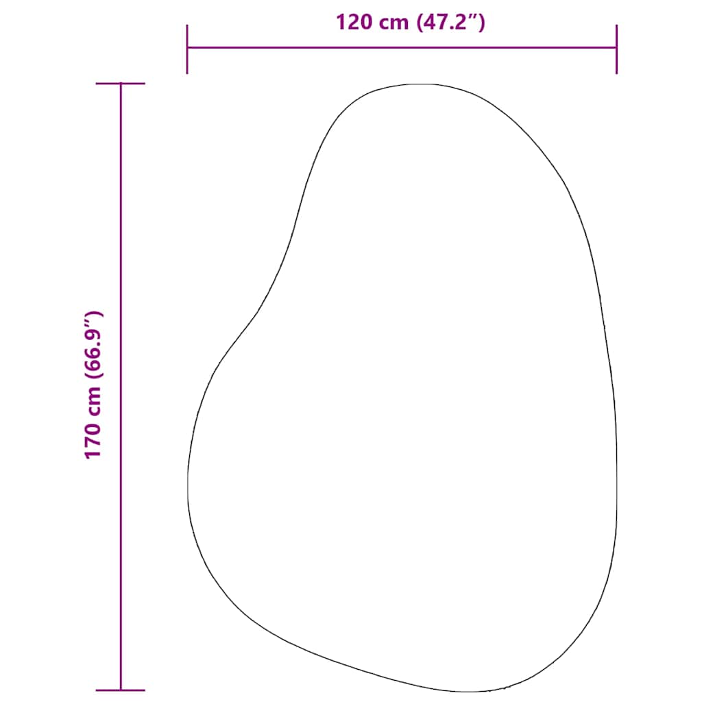 Teppich HUARTE Anthrazit 120 x 170 cm Polyester