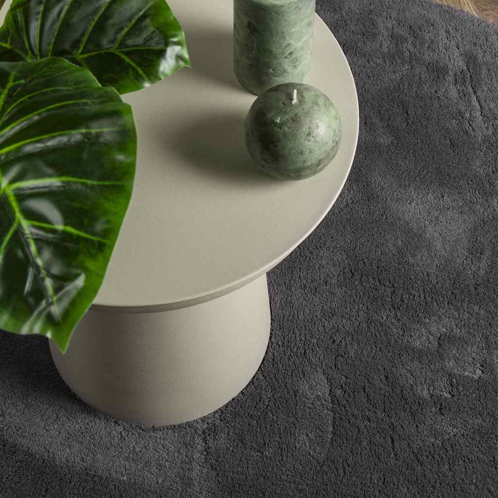 Teppich HUARTE Anthrazit 160 x 230 cm Polyester