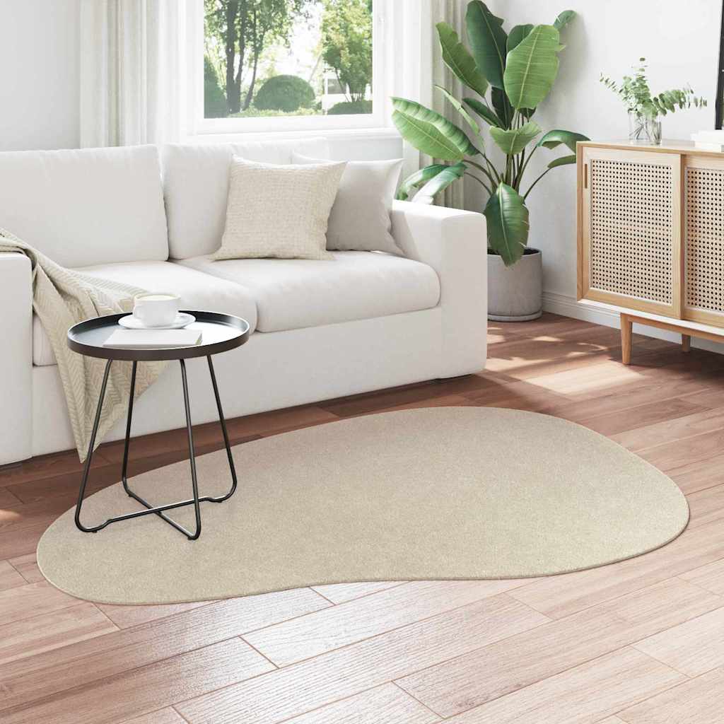 Teppich HUARTE Beige 120 x 170 cm Polyester