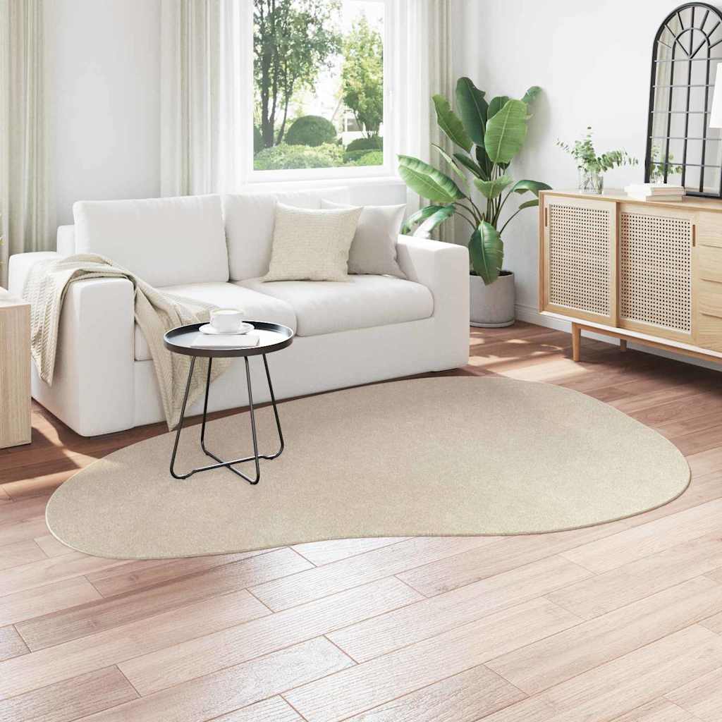 Teppich HUARTE Beige 160 x 230 cm Polyester
