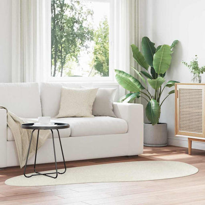 Bereichsteppiche HUARTE Creme 100 x 200 cm Polyester