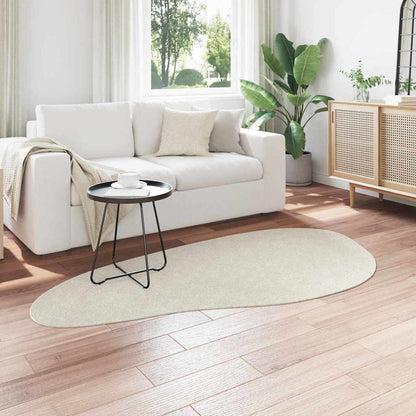 Bereichsteppiche HUARTE Creme 100 x 200 cm Polyester