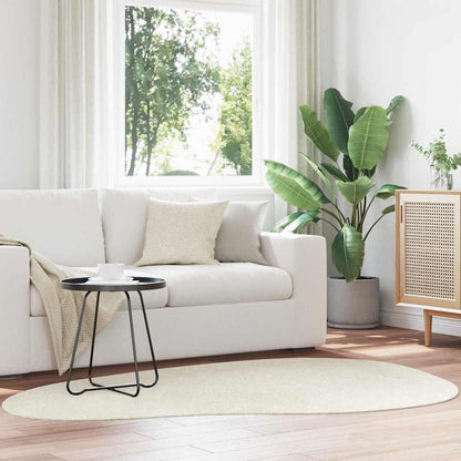 Teppich HUARTE Creme 140 x 200 cm Polyester