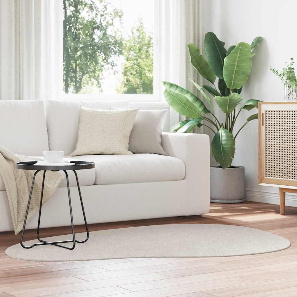 Teppich HUARTE Sand 120 x 170 cm Polyester