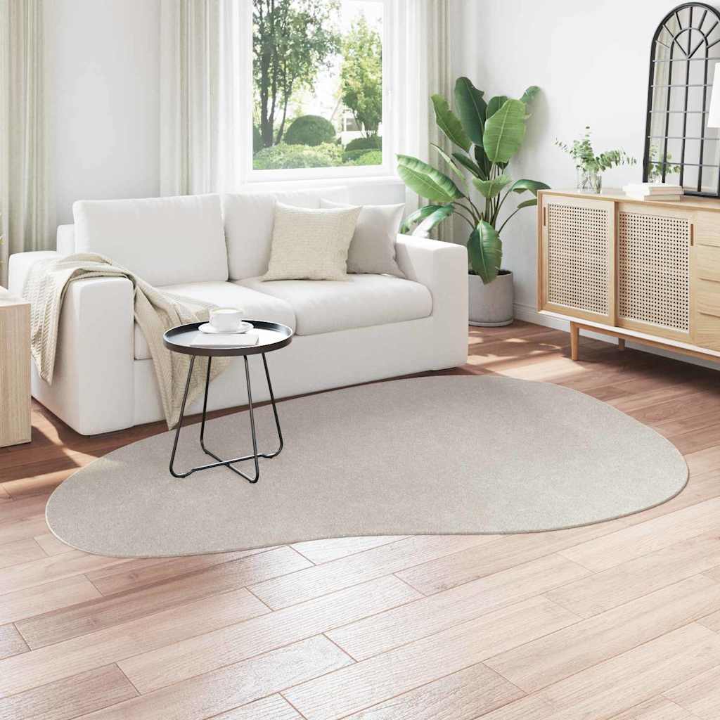 Teppich HUARTE Sand 160 x 230 cm Polyester