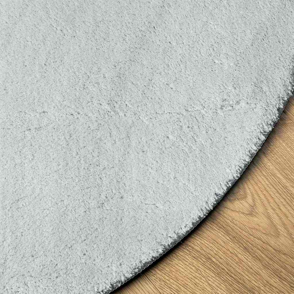 Teppich HUARTE Grau 80 x 150 cm Polyester
