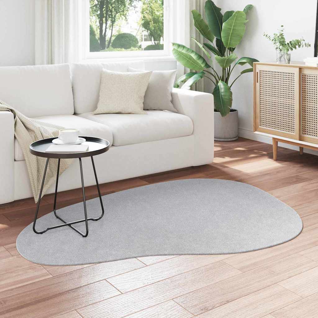 Teppich HUARTE Grau 120 x 170 cm Polyester