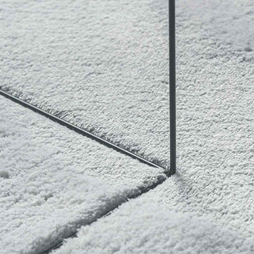 Teppich HUARTE Grau 160 x 230 cm Polyester