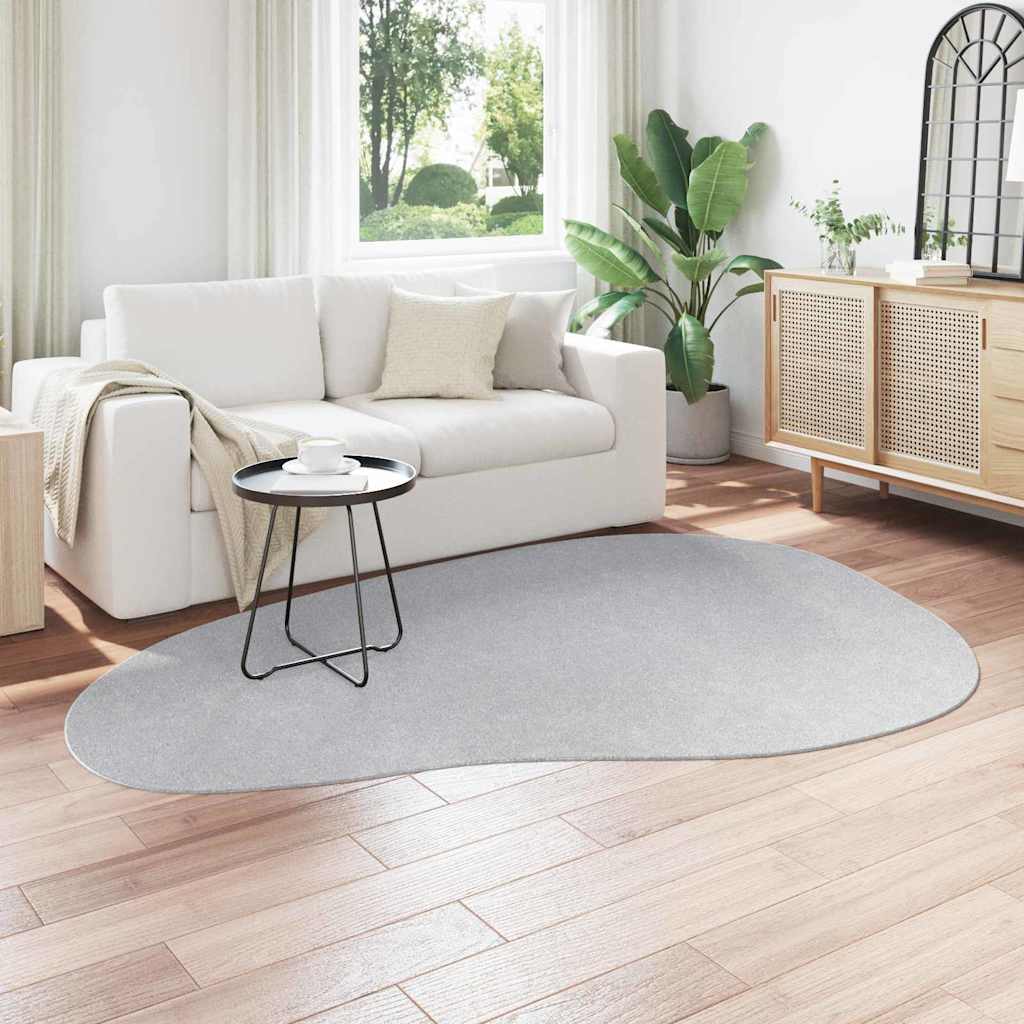 Teppich HUARTE Grau 160 x 230 cm Polyester